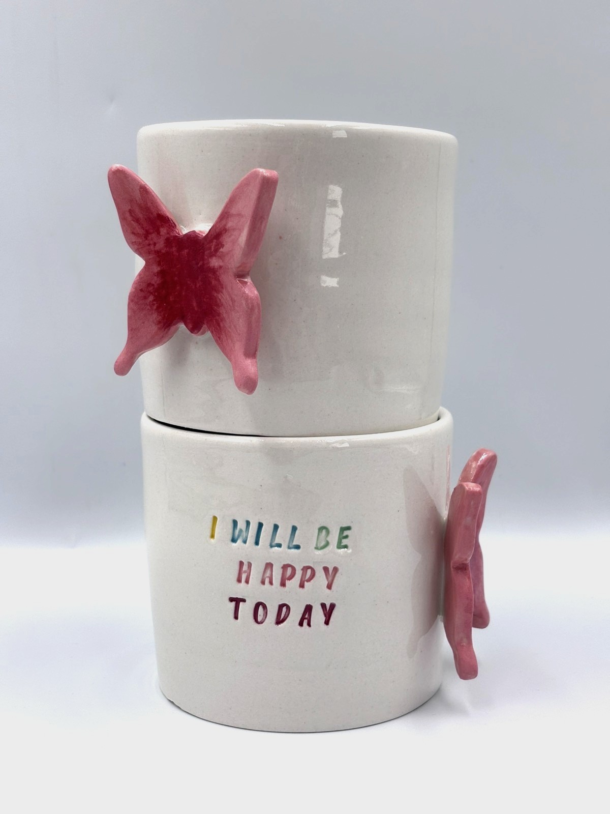 Πήλινη Κούπα I will be happy today Mug