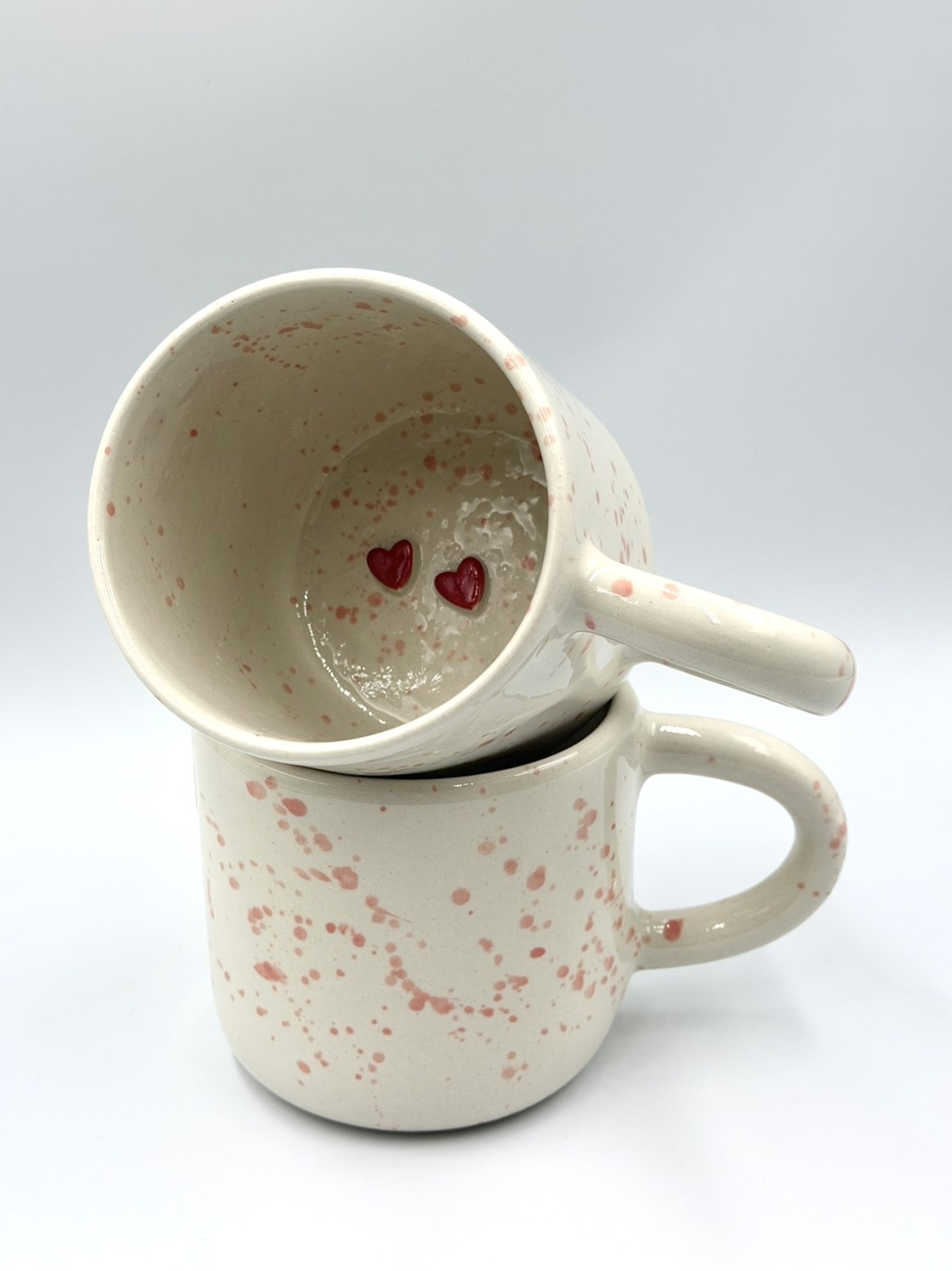 Πήλινη Κούπα Pink Splash Mug