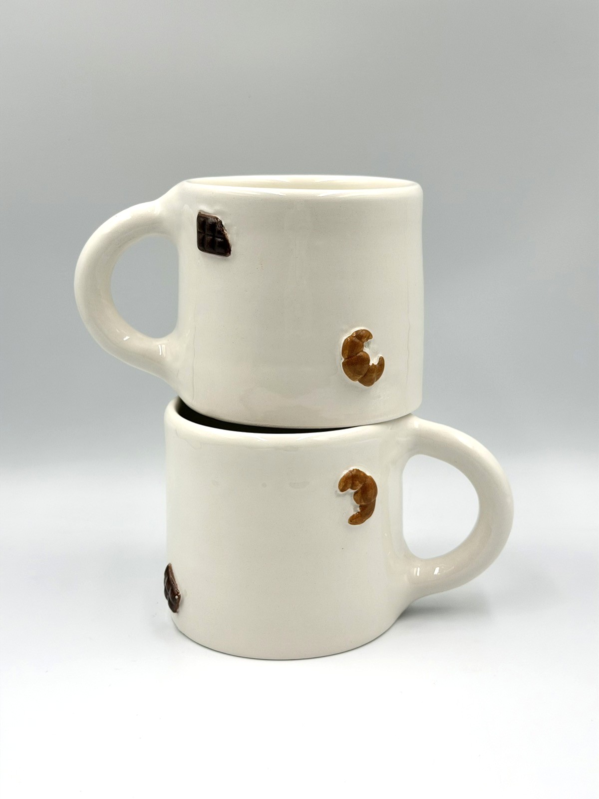 Πήλινη Κούπα Croissant Mug Με χερούλι