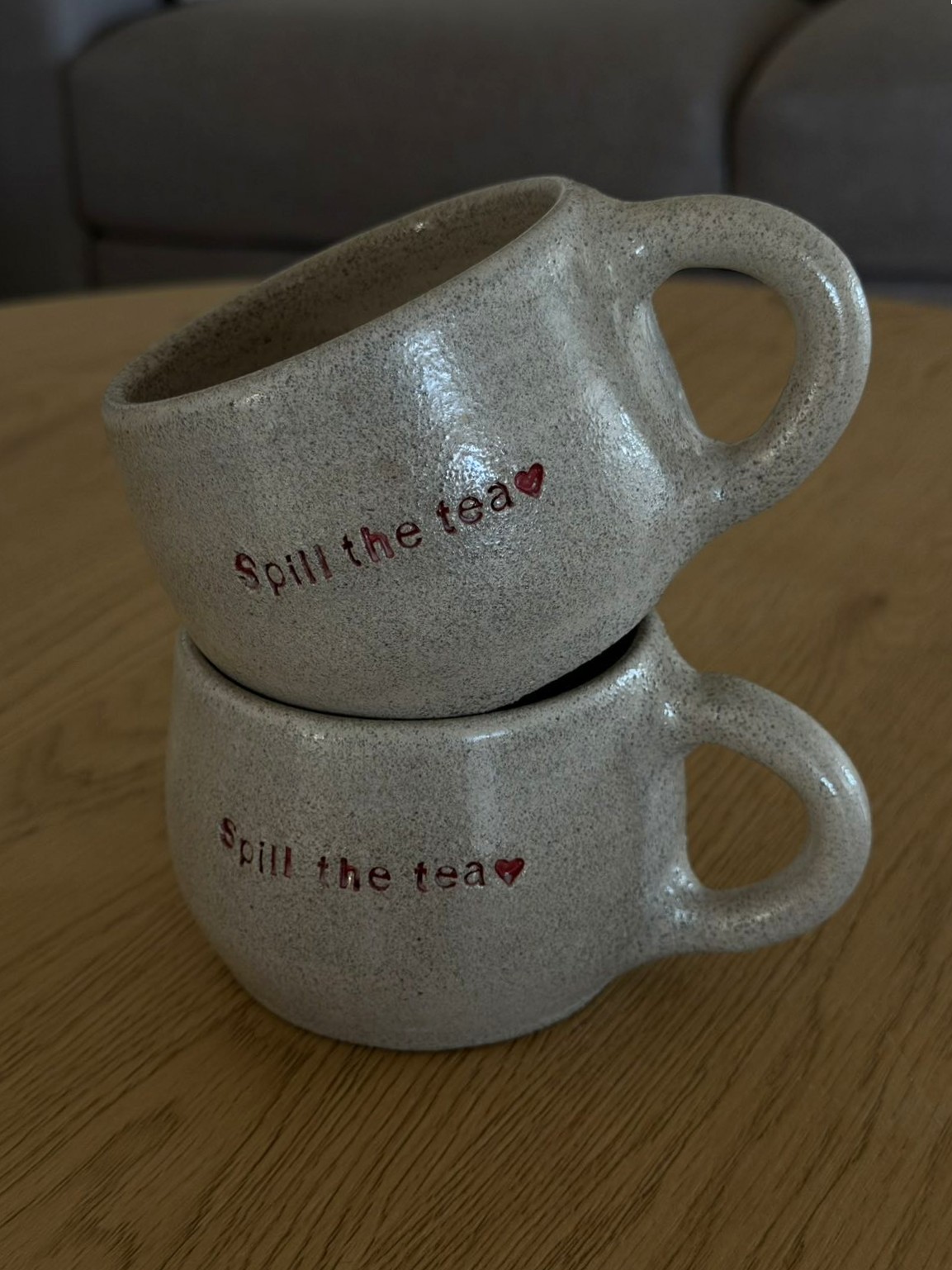 Πήλινη Κούπα Spill the Tea