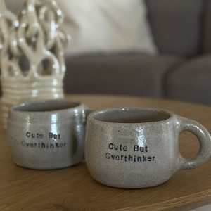 Πήλινη Κούπα Cute But Overthinker Mug