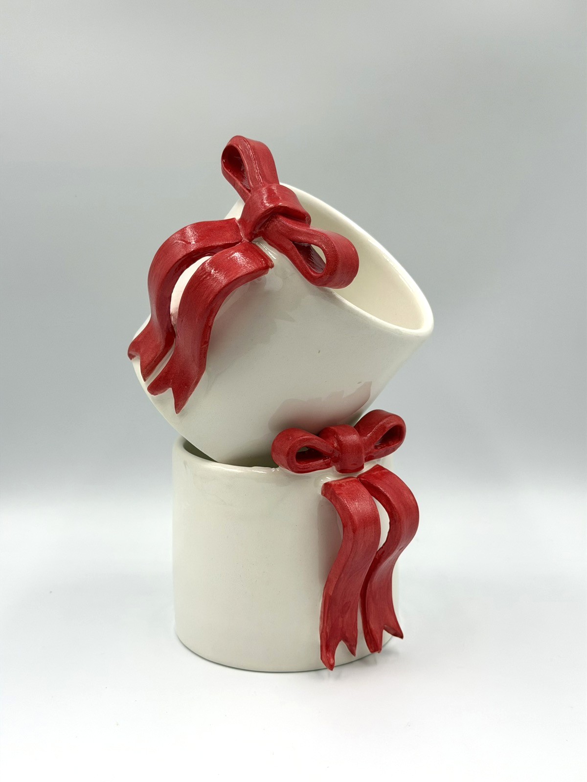 Πήλινη Κούπα Red Bow Mug