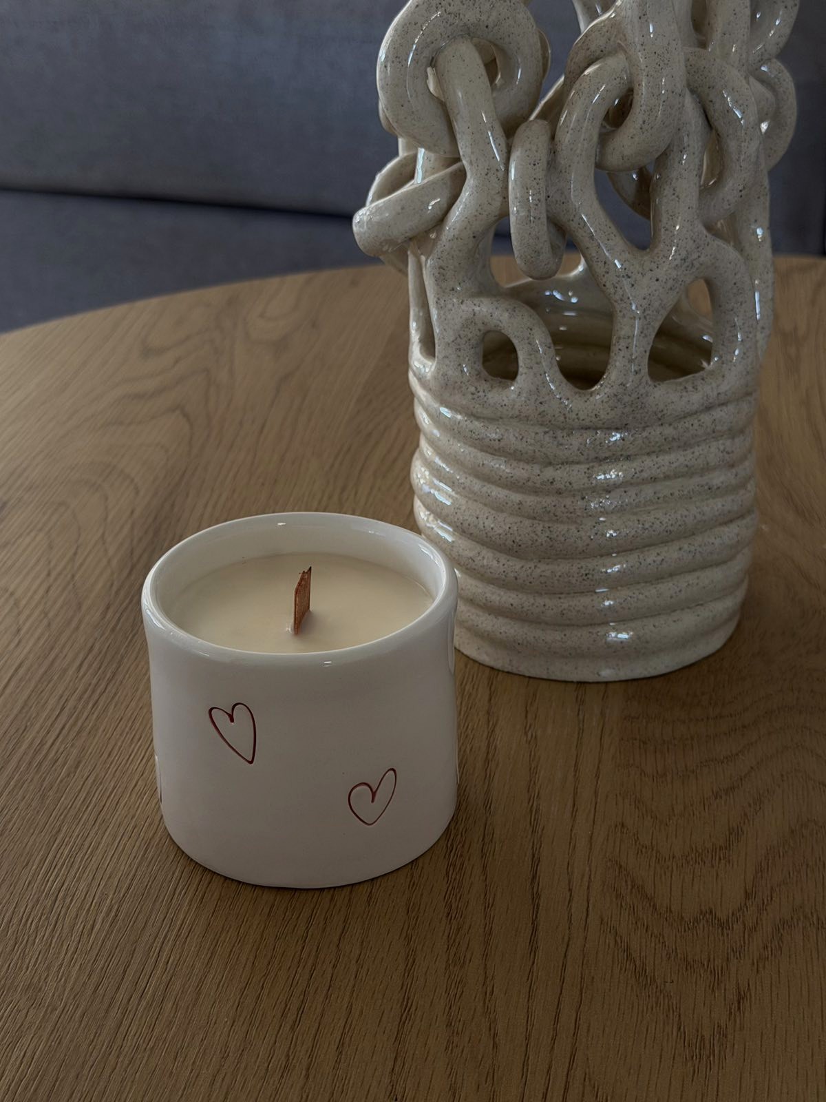 Hearts Candle