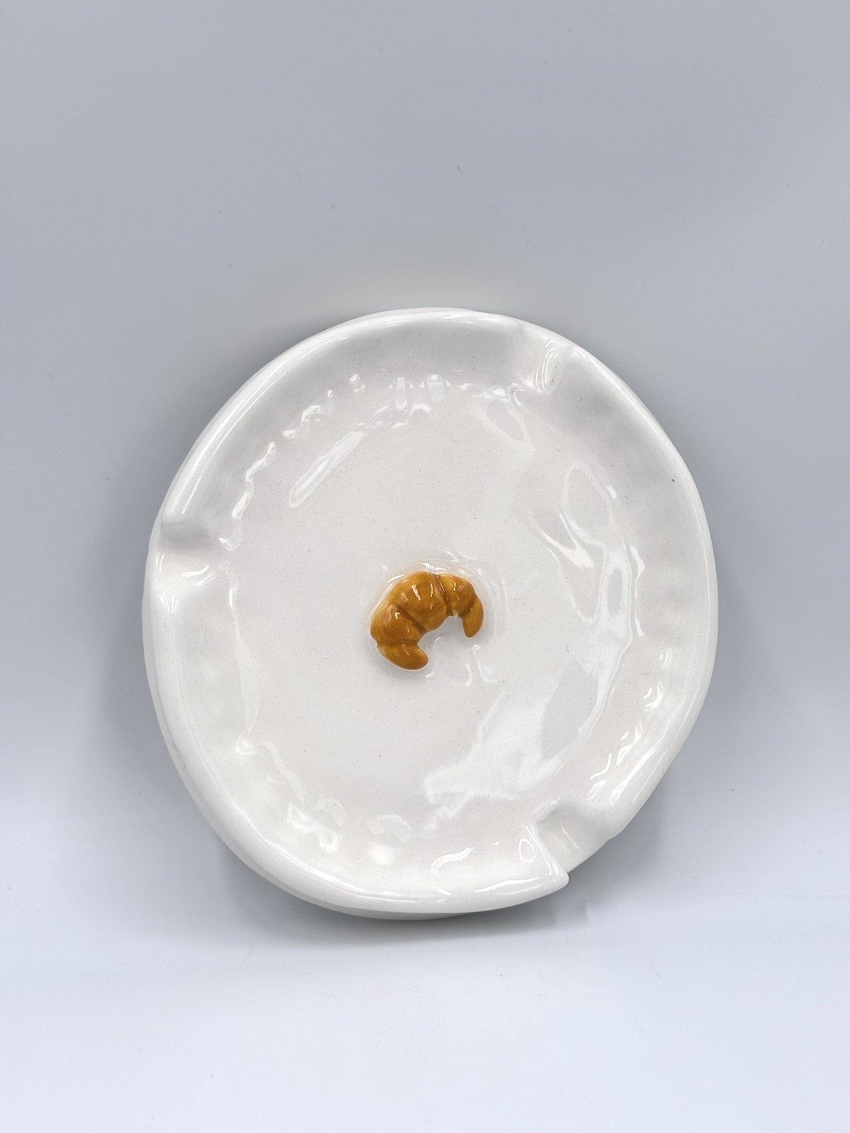 Κεραμικό Τασάκι Croissant Asthray