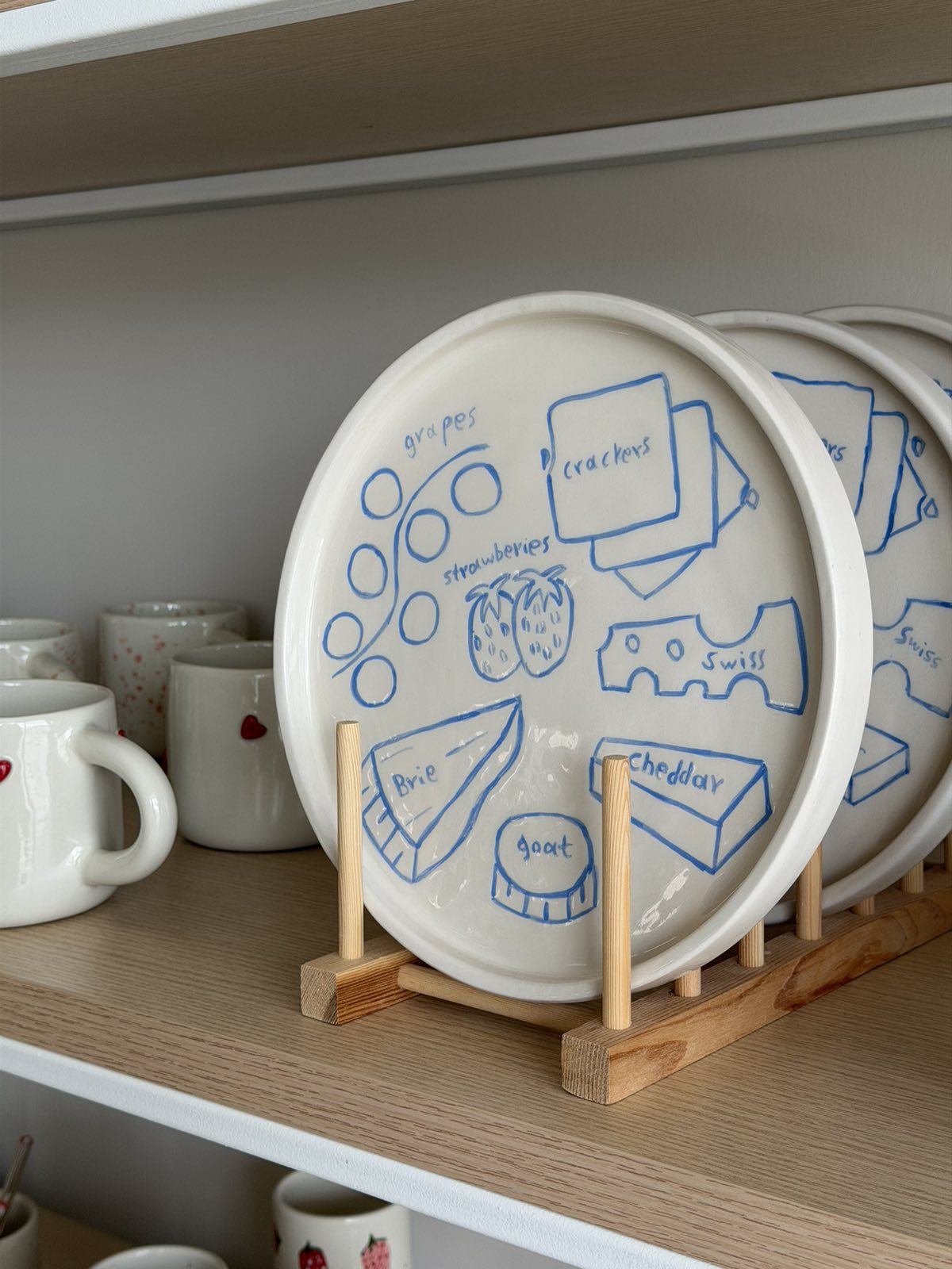 Πήλινη Πιατέλα Cheese & Snack Platter